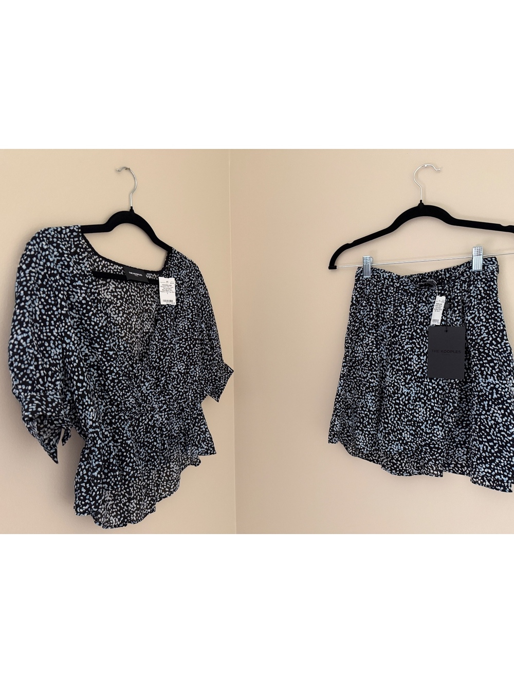 The Kooples SET, $450 skirt & blouse, NWT